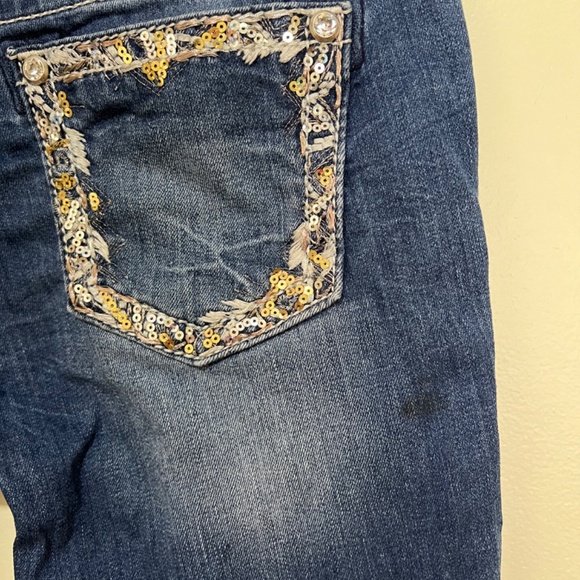 Miss Me Blue Denim Ankle Skinny Jeans Size 29 Style JP8715AK - Picture 12 of 12